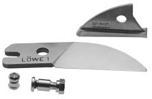 L&ouml;we reserve aambeeld en mes